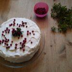 Lingonberry cake