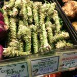 Random factoid of the day: Fresh wasabi root =$70/lb.