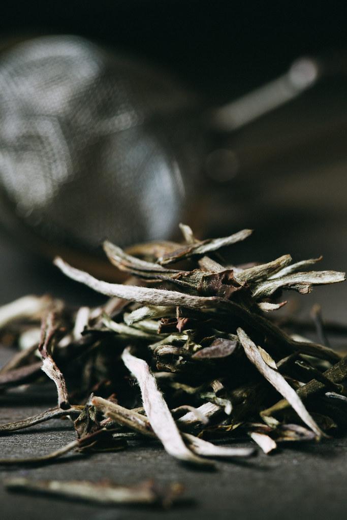 White pine needles - white tea